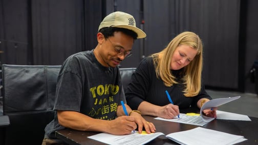 Choir room signing