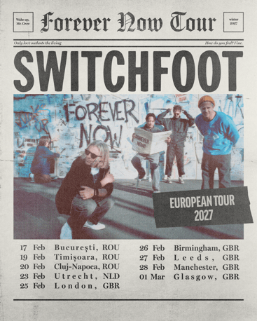 Forever Now Tour Europe Admat