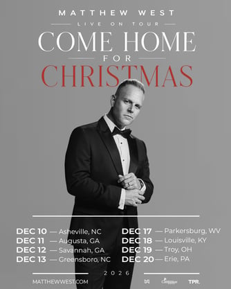 Matthew West Come Home For Christmas Tour Admat