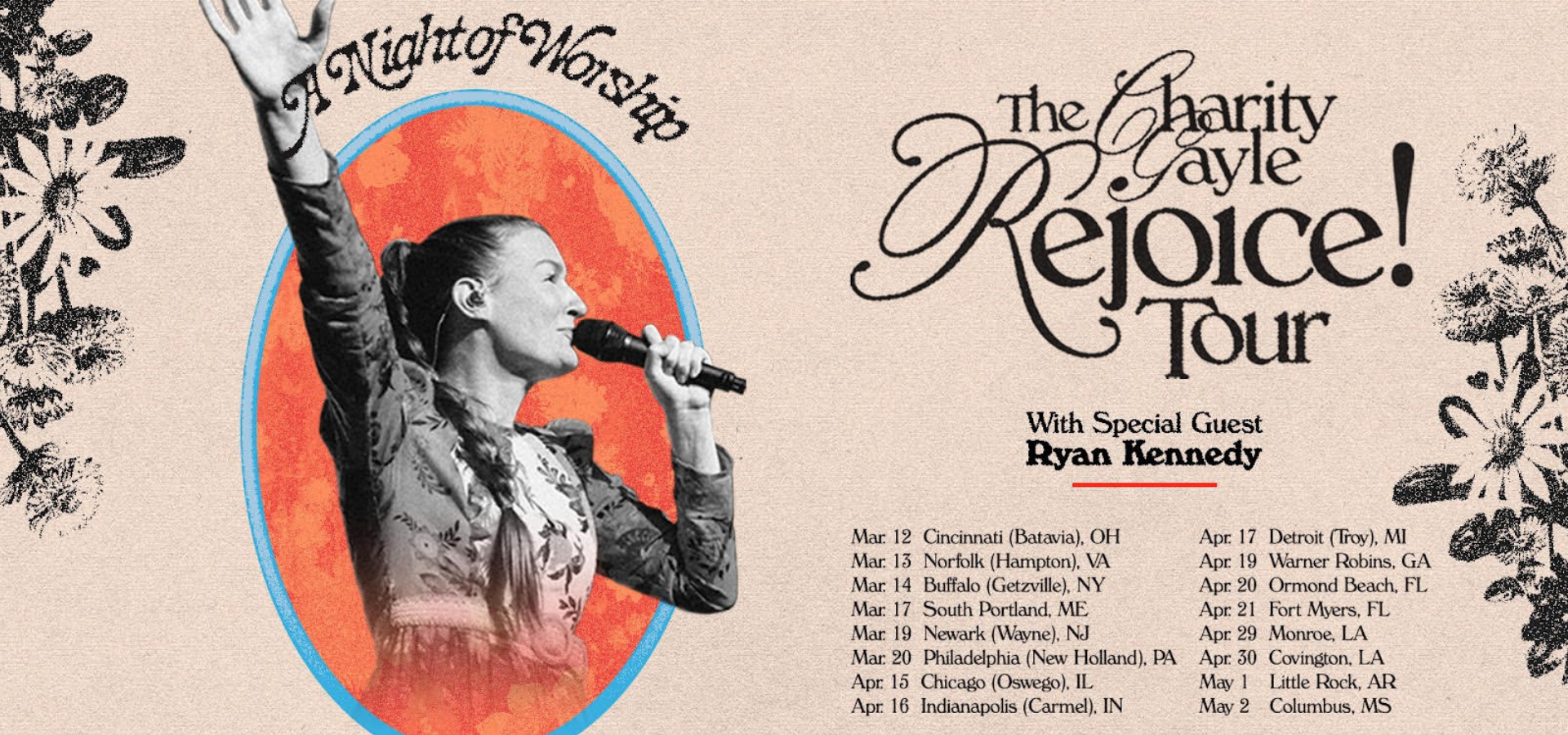 Charity Gayle Announces 2026 “REJOICE: A Night of Worship” Tour