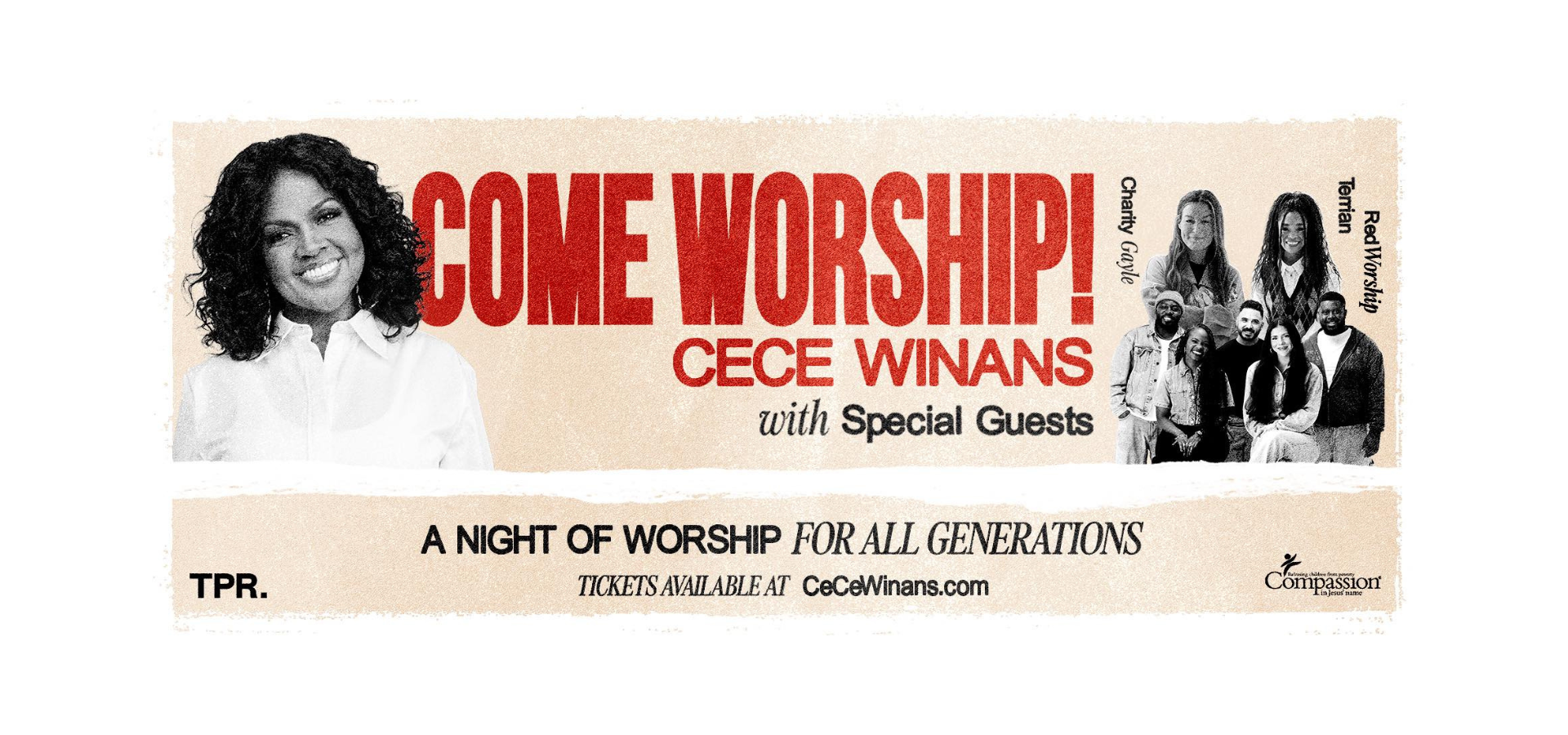 CeCe Winans Announces Her Biggest Tour Yet with COME WORSHIP! Tour