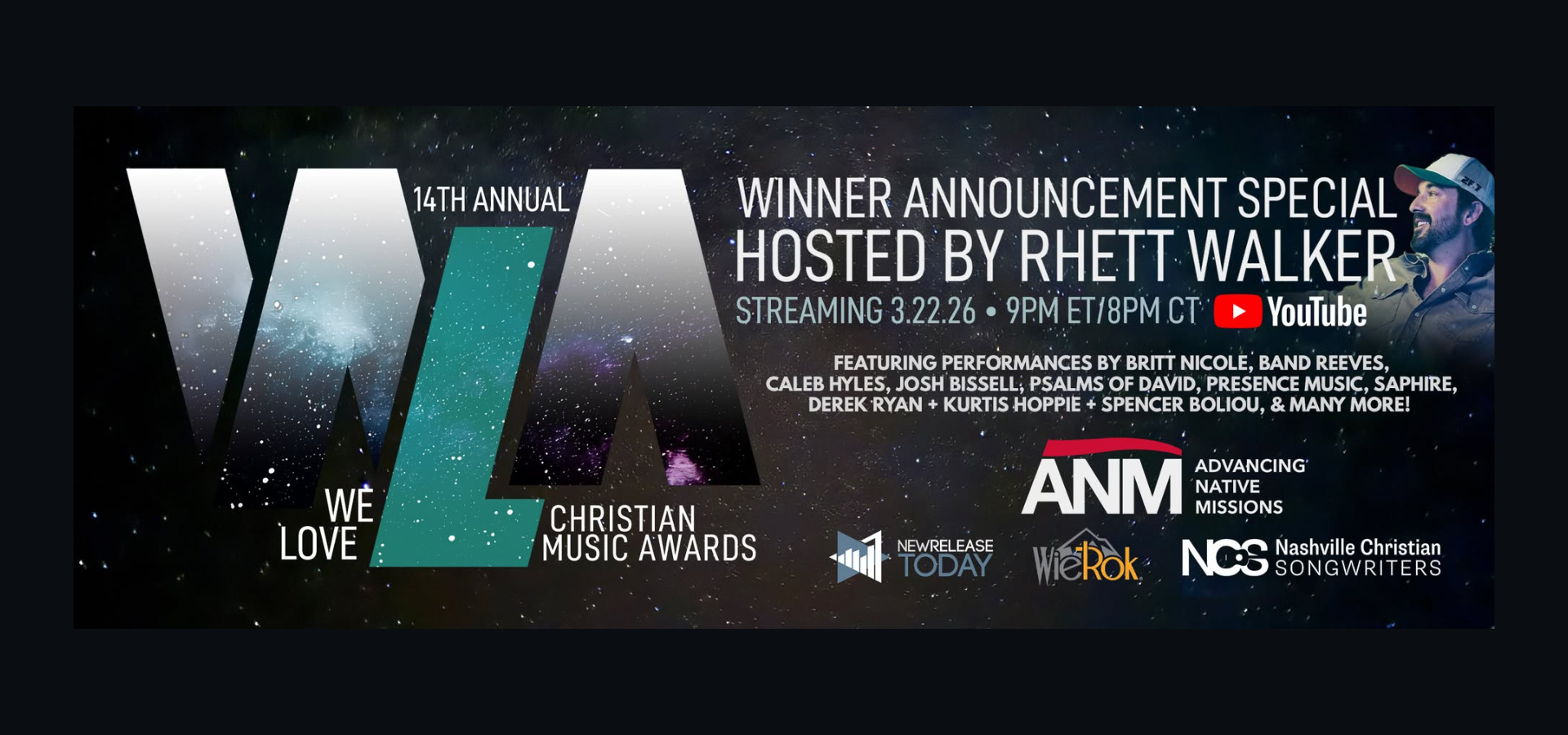 14th Annual We Love Christian Music Awards Winner Announcement Special
