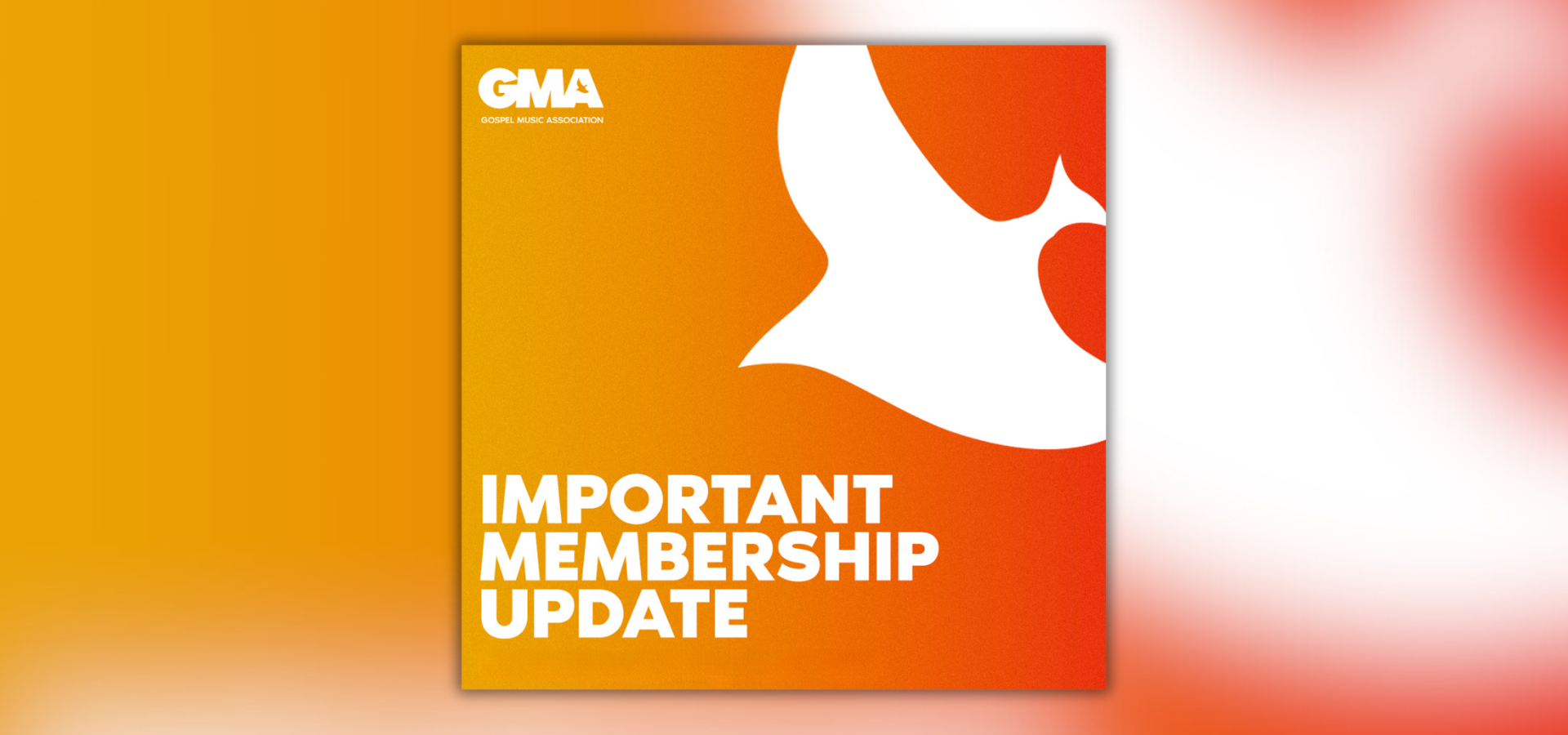 Important Update For GMA Members