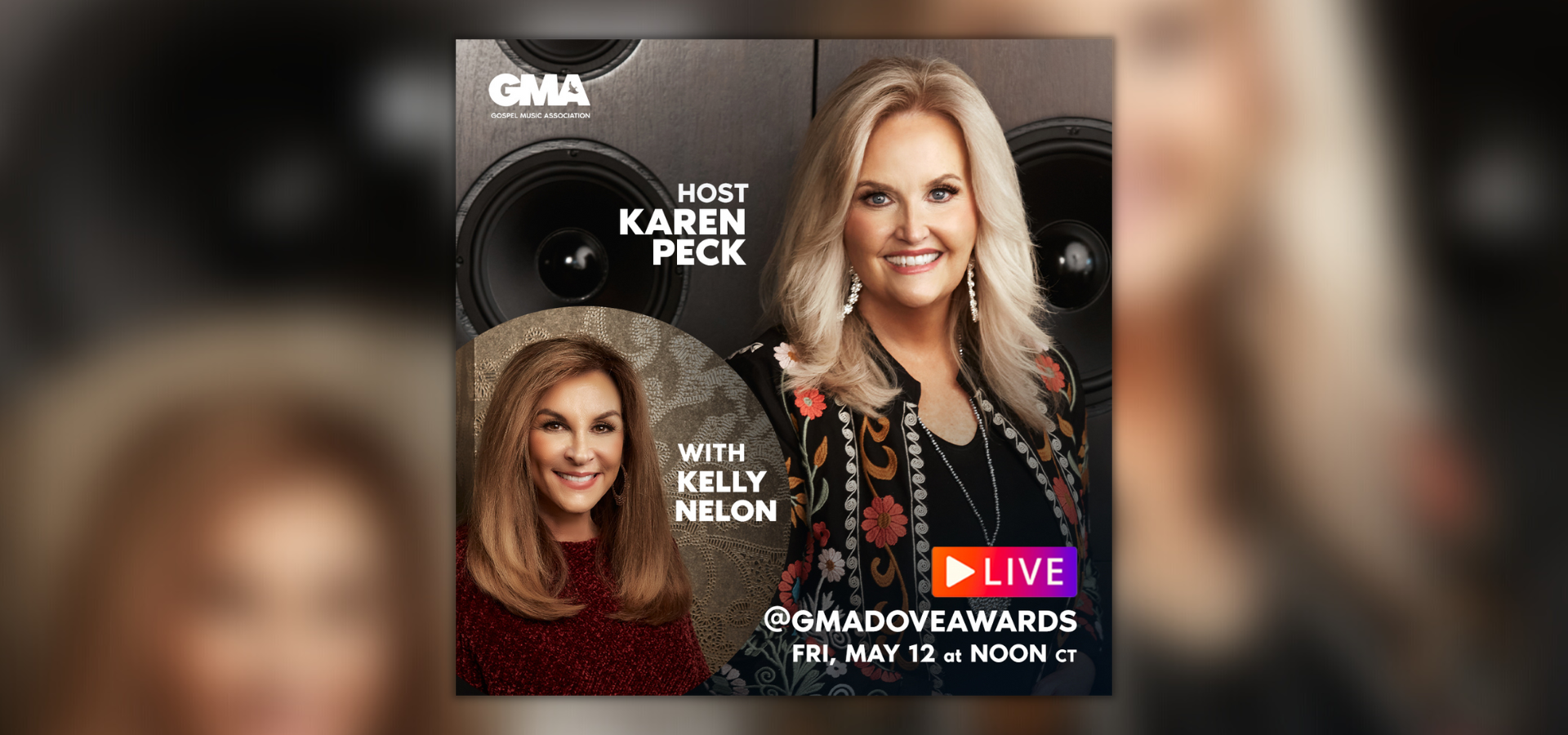 TUNE IN: Live conversation with Karen Peck and Kelly Nelon
