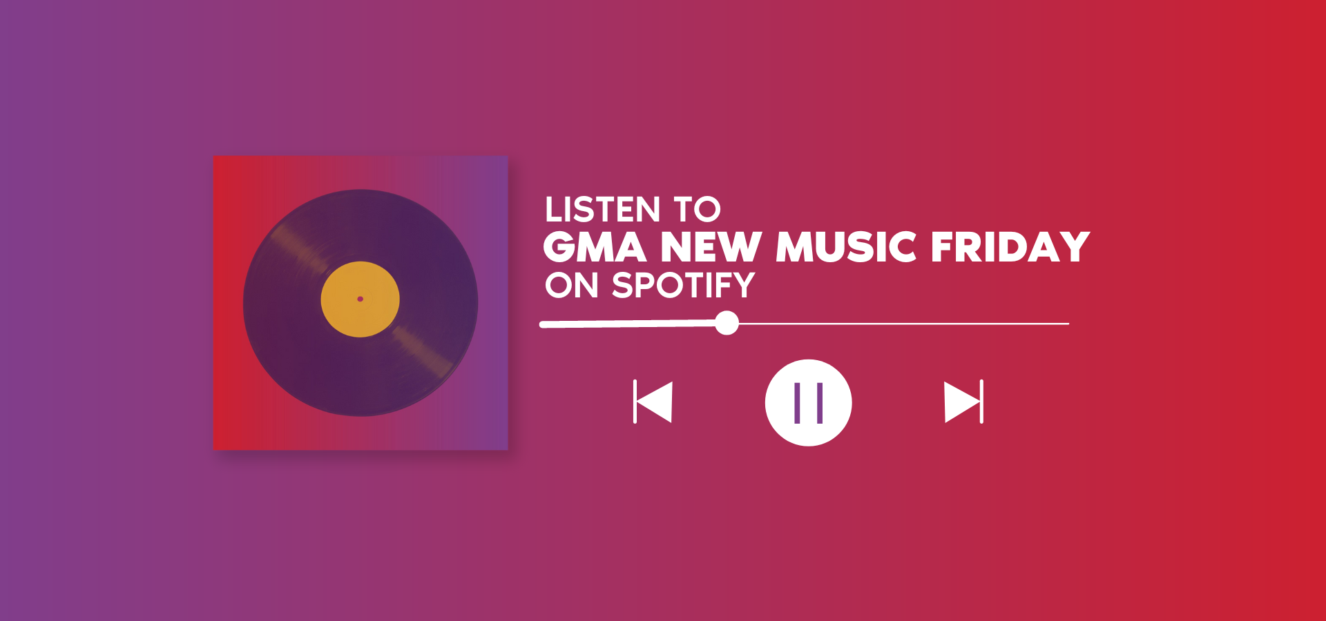 FOLLOW: GMA New Music Friday Playlist