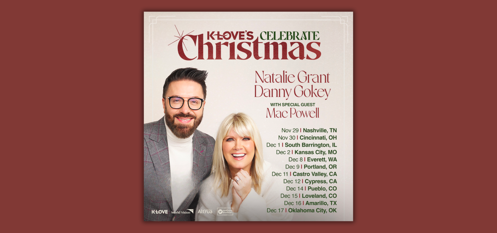 K-LOVE Announces Celebrate Christmas Tour