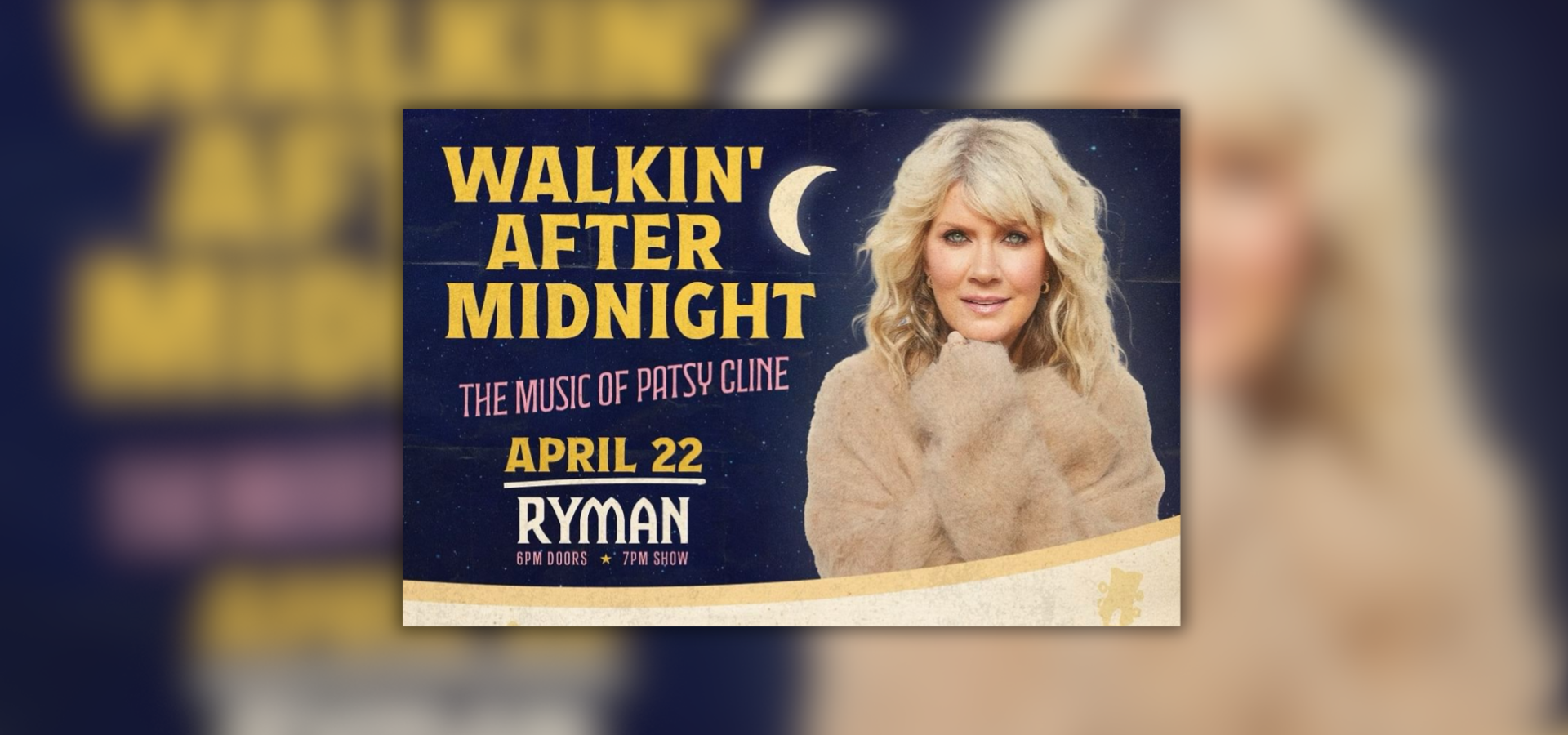 Natalie Grant Performing At Patsy Cline Ryman Event