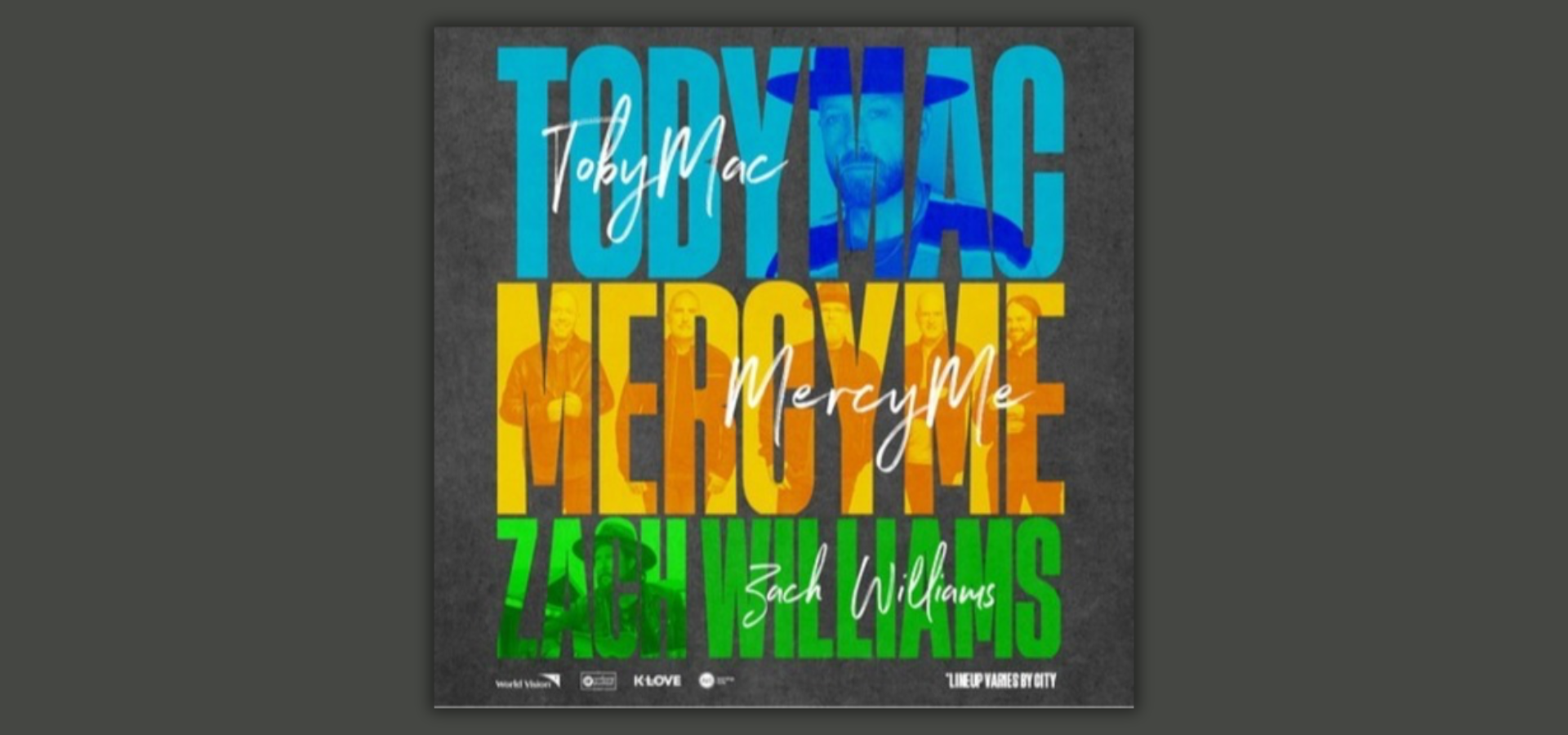 TobyMac, MercyMe and Zach Williams Reunite This Fall