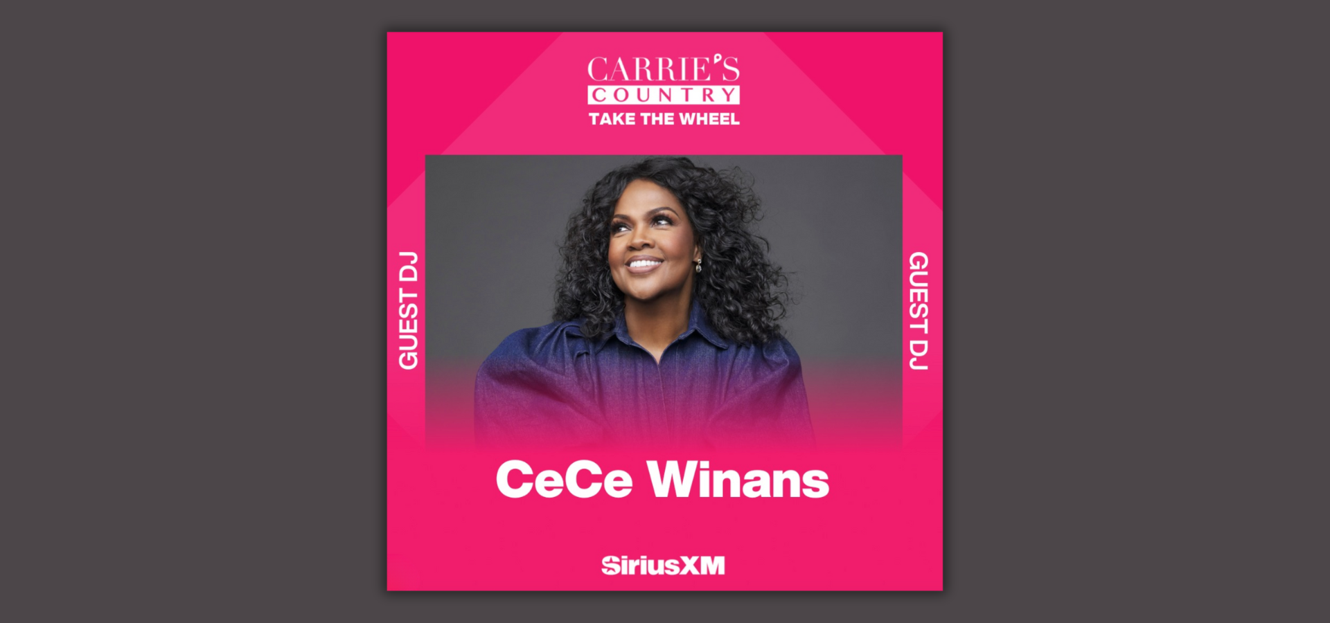 Hear CeCe Winans Guest DJ on SiriusXM's New Country Gospel Channel