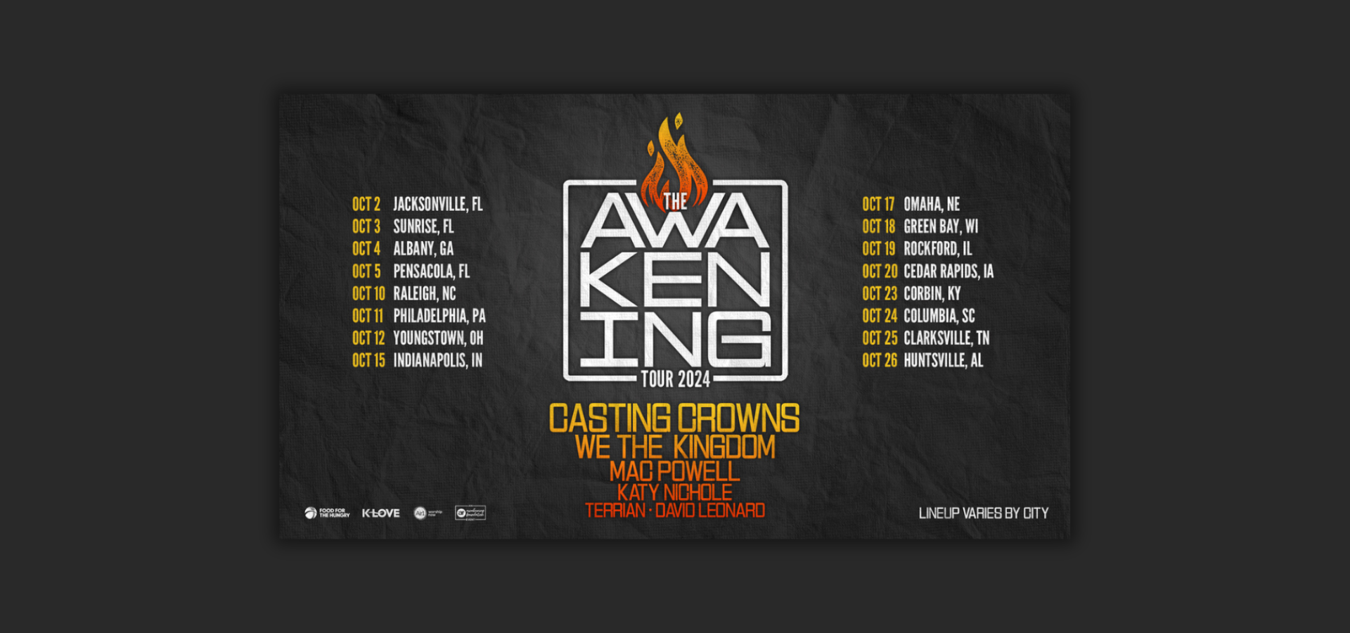 The Awakening Tour 2024 Announced