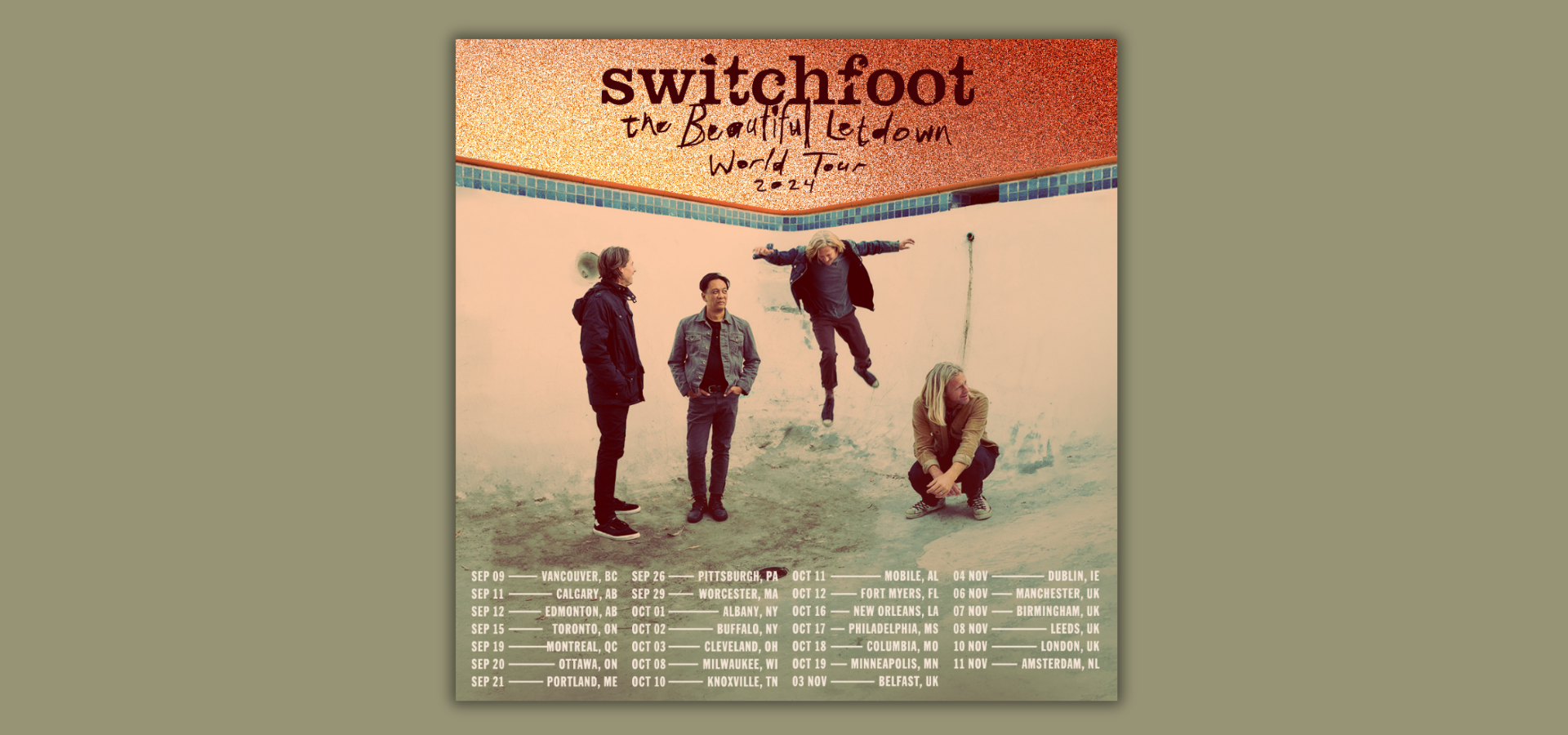 Switchfoot's 'The Beautiful Letdown' World Tour Dates