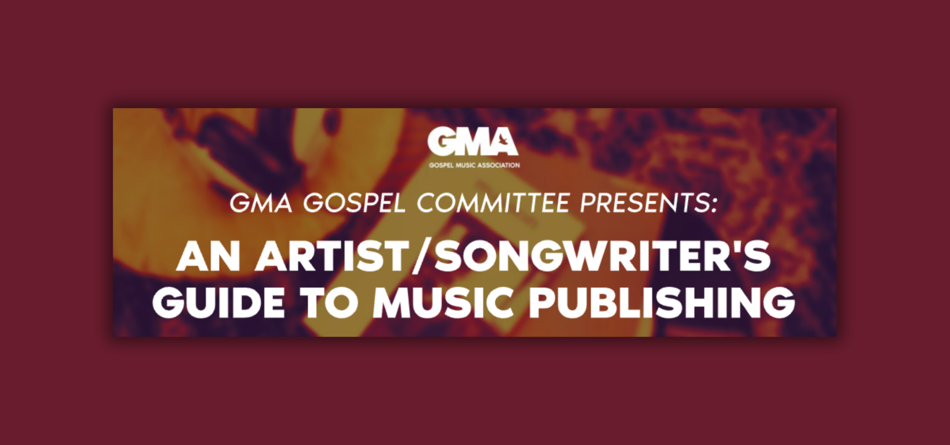 Free Webinar: An Artist/Songwriter's Guide To Publishing