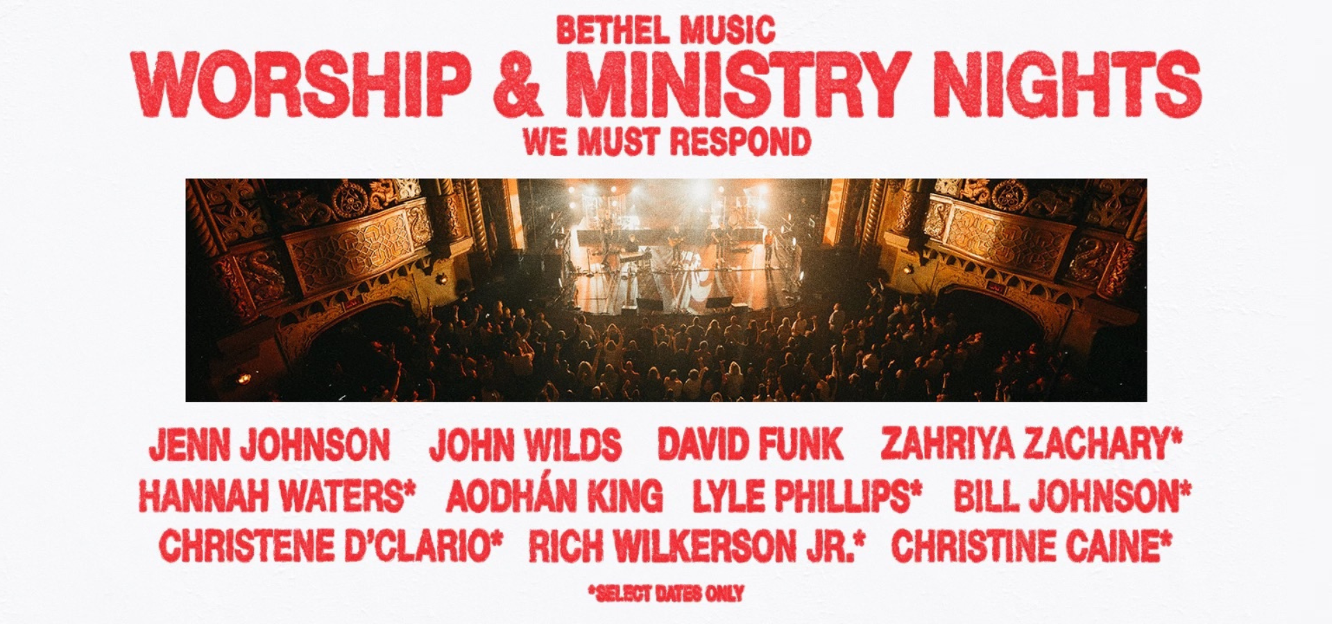 Bethel Music Announces Worship & Ministry Nights Tour