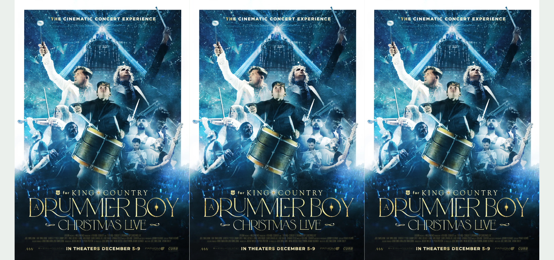 For KING + COUNTRY’s ‘A Drummer Boy Christmas Concert’ Gets Theatrical Release Through Fathom