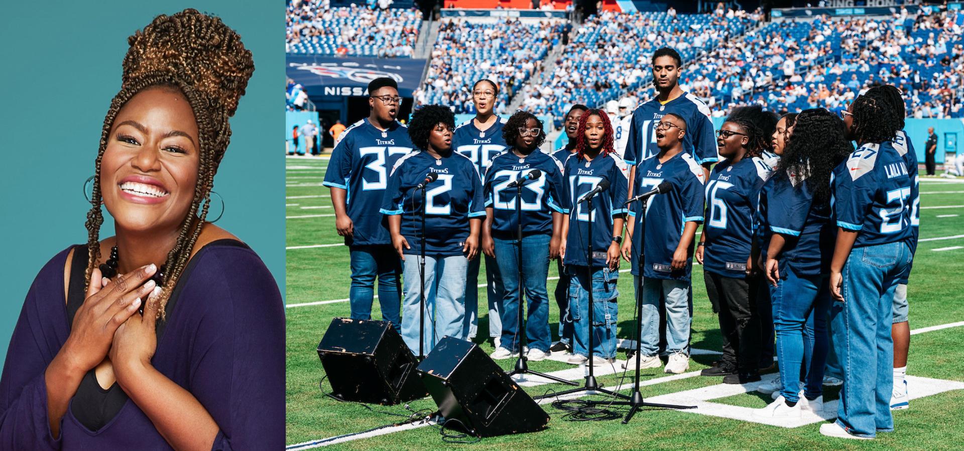 Tennessee Titans and Fisk Jubilee Singers Honor Mandisa