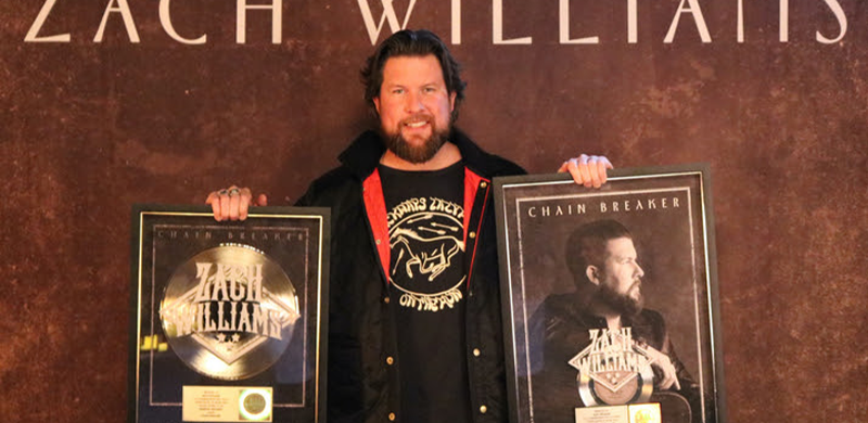 Zach Williams Celebrates Platinum And Gold Certifications