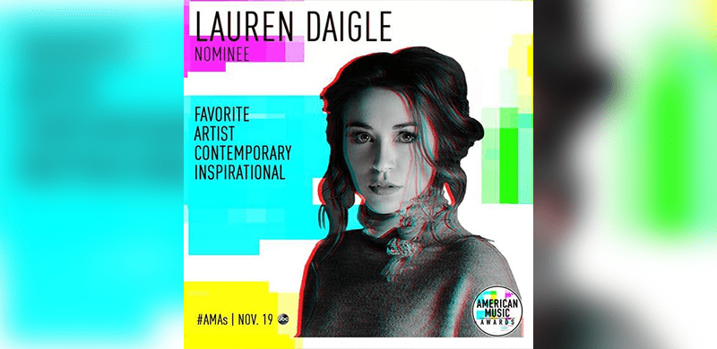 Lauren Daigle Nominated For Second American Music Award; “Almost Human” on Blade Runner 2049 Soundtrack