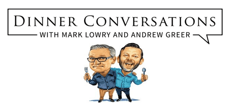 Dinner Conversations with Mark Lowry and Andrew Greer Kicks Off Second Half of Debut Season
