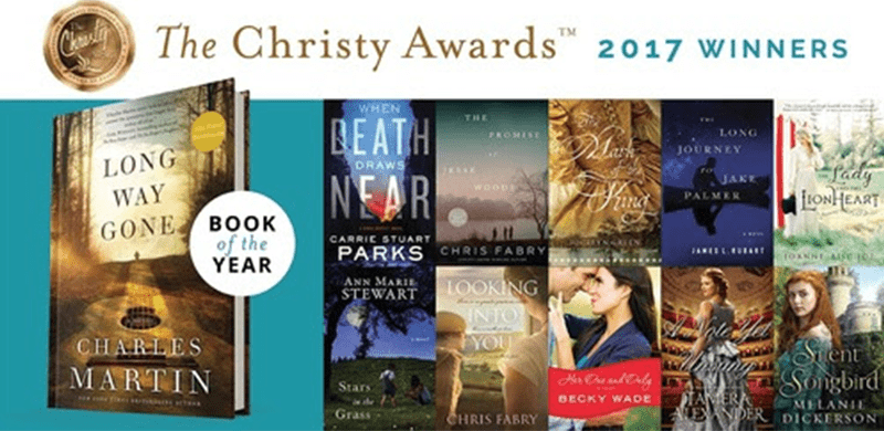 “Long Way Gone” Awarded “Book of the Year” at 2017 Christy Awards Christian Fiction Gala