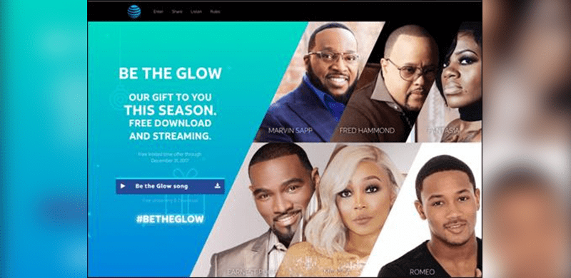 AT&T® Brings Together R&B And Urban Inspirational A-Listers For A Powerful Anthem of Hope, “BE THE GLOW” Uplifting Track Features Soulful Performances From Fantasia, Fred Hammond, Romeo, Earnest Pugh,