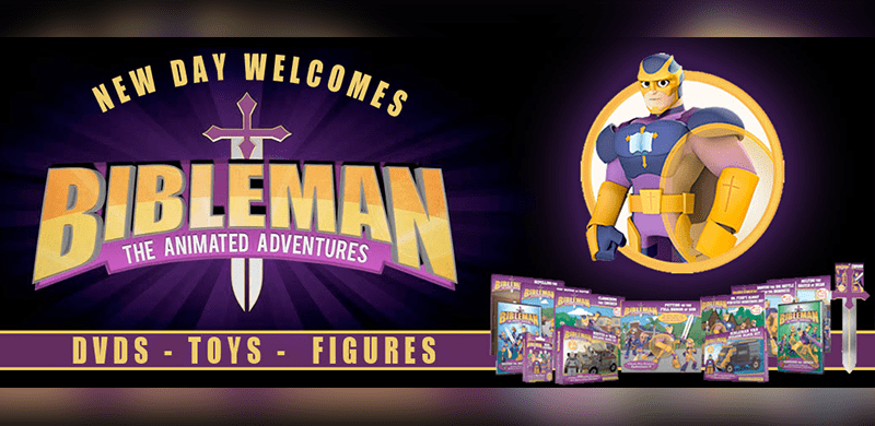 Bibleman DVD and Toy Distribution Moves To New Day Christian Distributors