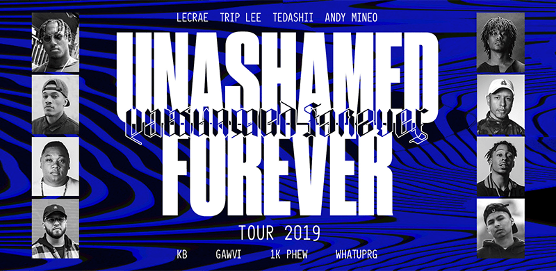 Reach Records Announces ‘Unashamed Tour’ Featuring Lecrae, Andy Mineo, GAWVI, KB, Tedashii, Trip Lee, 1K Phew & WHATUPRG
