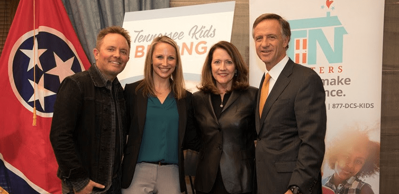 Grammy Winner Chris Tomlin Joins Governor Bill Haslam and First Lady Crissy Haslam To Share the Successes of Tennessee Kids Belong and the TNFosters Initiative