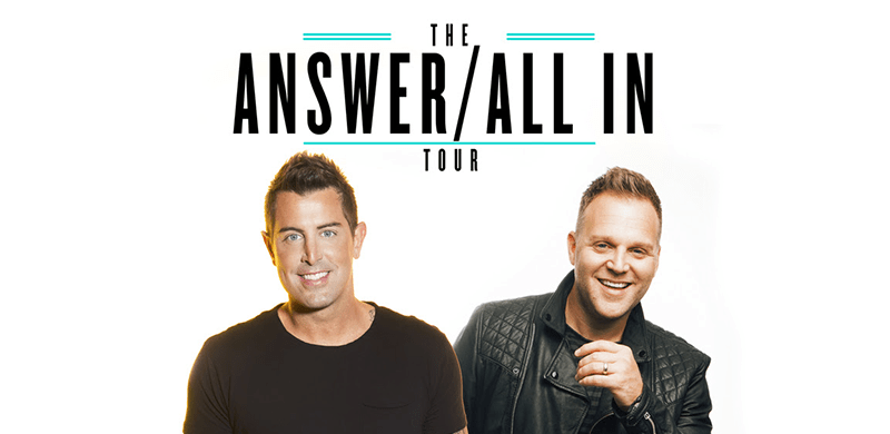 GRAMMY-Nominated, Dove Award Winning Artists Jeremy Camp and Matthew West to Co-Headline The Answer / All In Tour This Fall