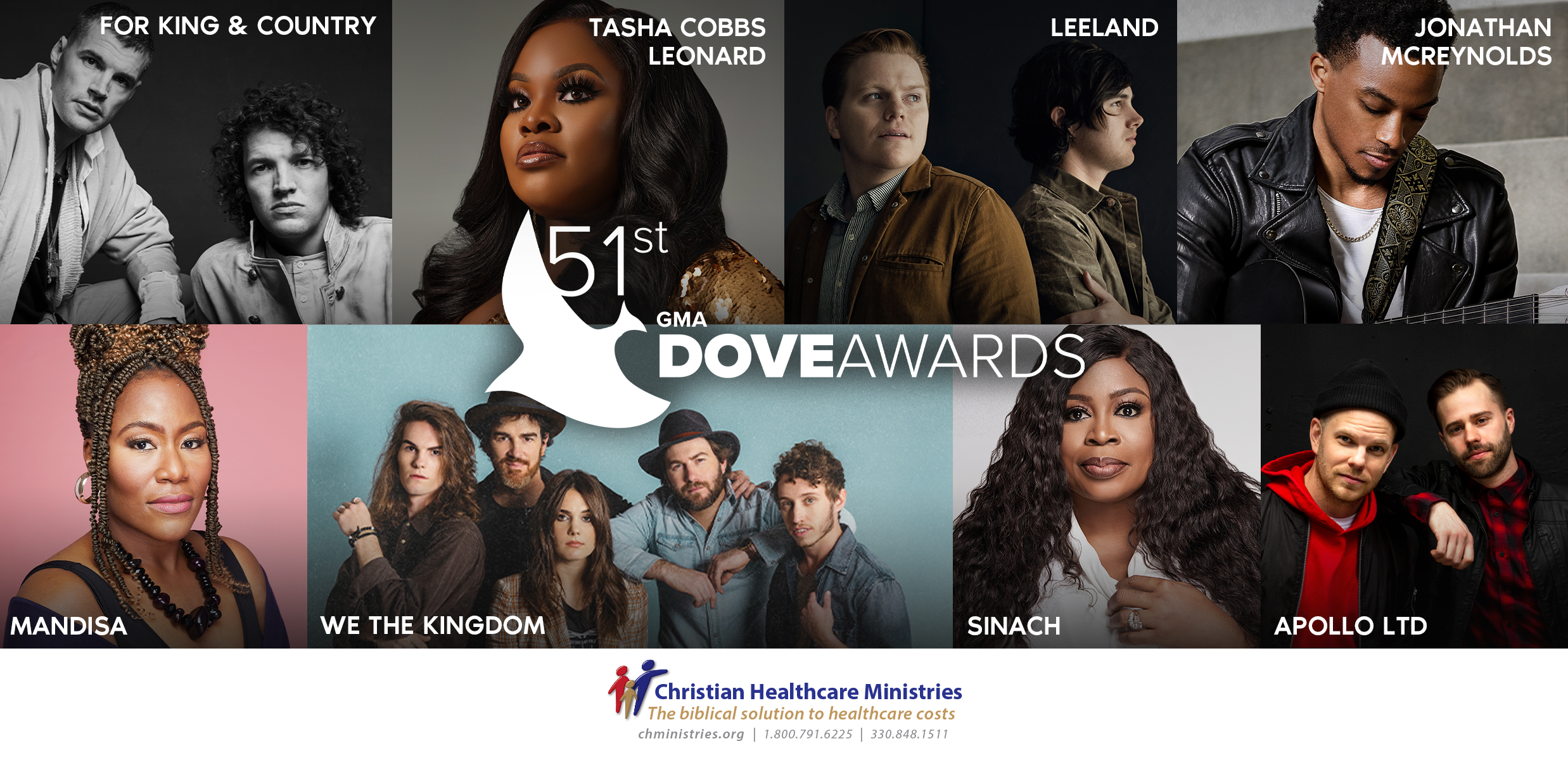 The Gospel Music Association Reveals First Round Of Performers For The 51st Annual GMA Dove Awards