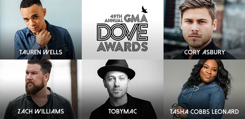 The 49th Annual GMA Dove Awards Nominees Announced Today with Tauren Wells Leading Artist Nominations with Eight and Zach Williams with Six