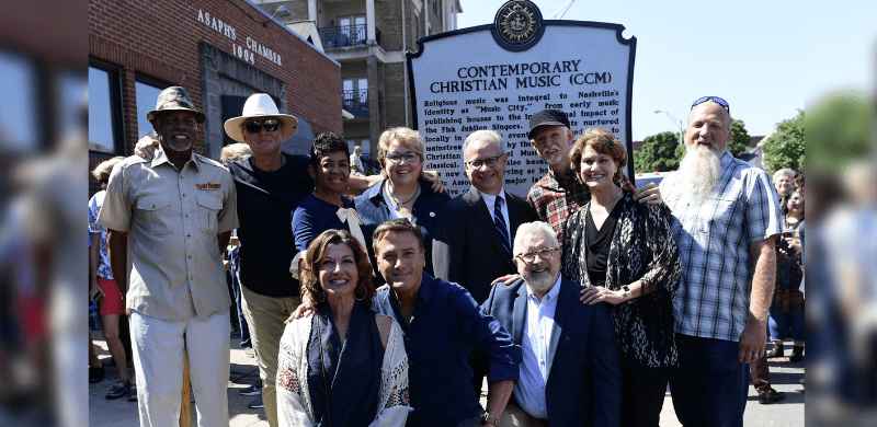 Nashville Mayor David Briley, Amy Grant and Michael W. Smith Present at Historical Marker Unveiling