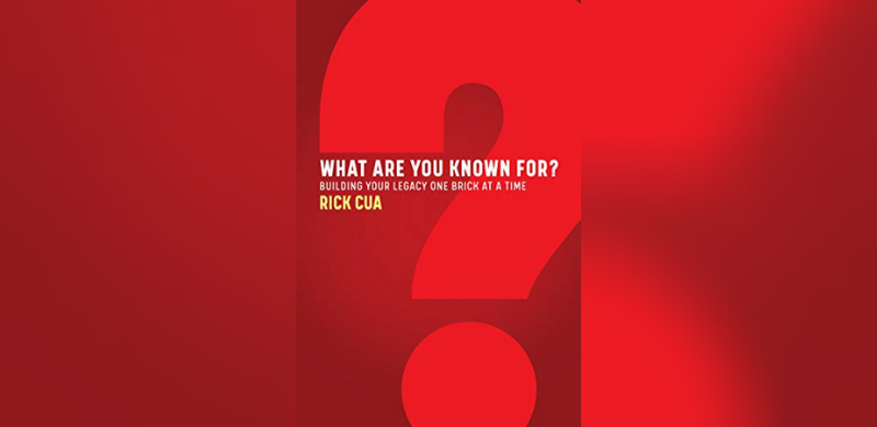Dove Award Nominee Rick Cua Unveils New Book, “What Are You Known For?”