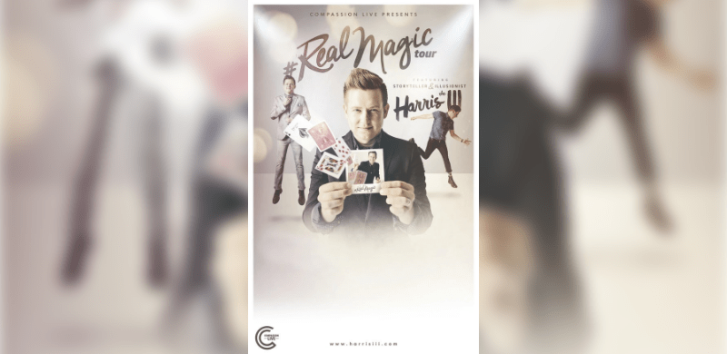 Compassion LIVE’s “Real Magic Tour” with Harris III To Take Flight This March And April