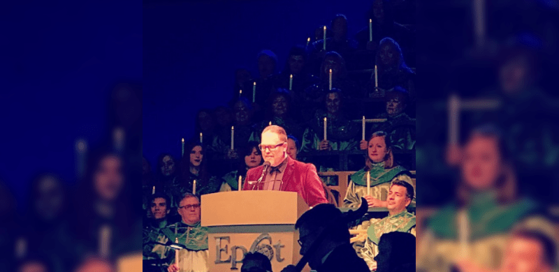 Bart Millard Narrates the Christmas Story at Disney’s Famous Candlelight Processional