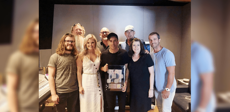 Phil Wickham Surprised with Plaque for RIAA Platinum Certified “This Is Amazing Grace”