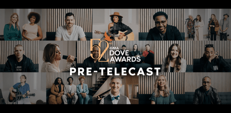 Talent Announced for 52nd Annual GMA Dove Awards Pre-Telecast