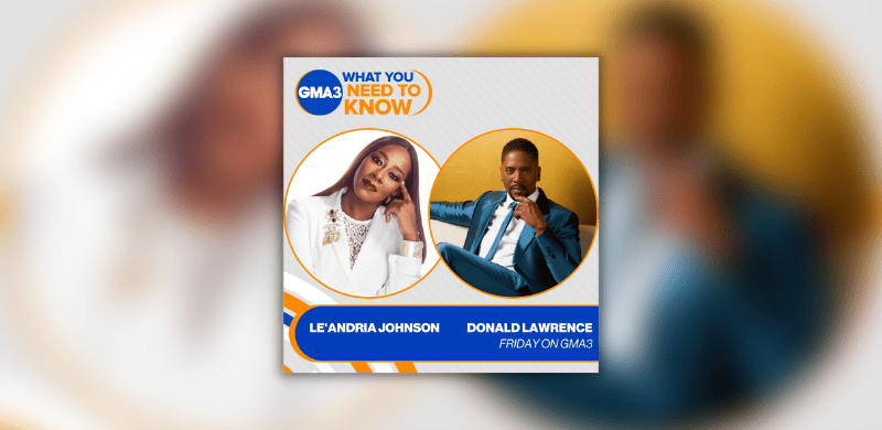 Grammy Winners Donald Lawrence & Le’Andria Johnson To Perform on “GMA3” This Friday