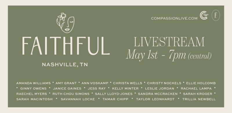 The FAITHFUL Livestream Event Is May 1, An Unforgettable Evening Created By Many Of Today’s Influential Artists And Authors