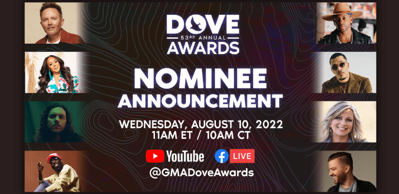 Chris Tomlin, Jimmie Allen, Erica Campbell and More To Reveal 53rd Annual Dove Awards Nominees