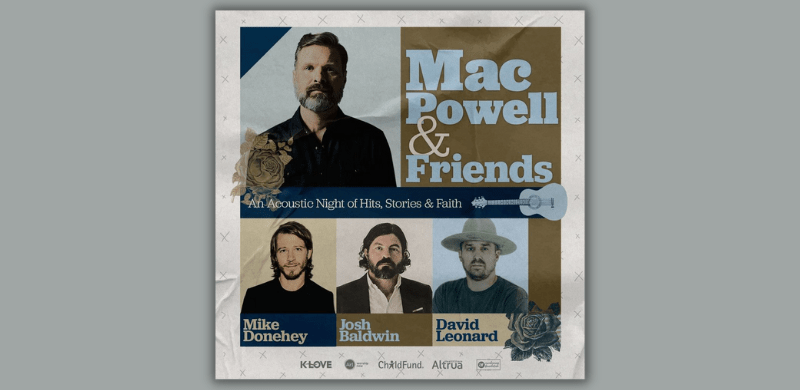 Mac Powell Announces Fall Tour “Mac Powell & Friends”