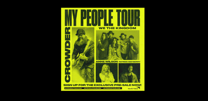 Premier Productions and Crowder Announce “My People Tour”
