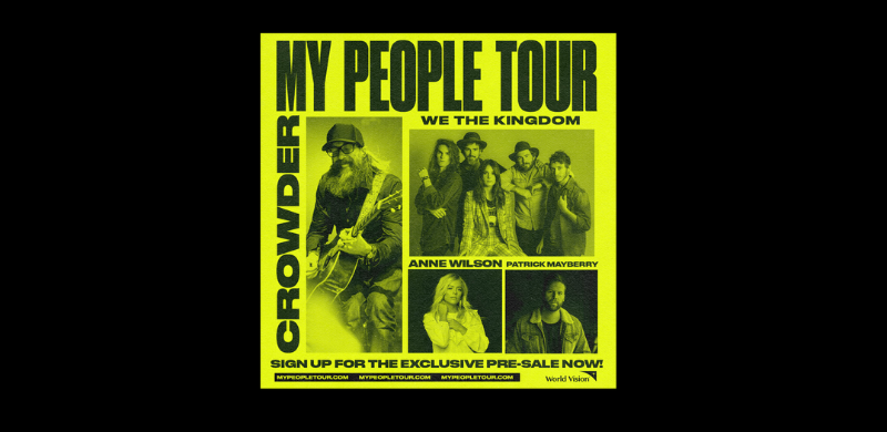 Premier Productions and Crowder Announce My People Tour - The Gospel  Music Association