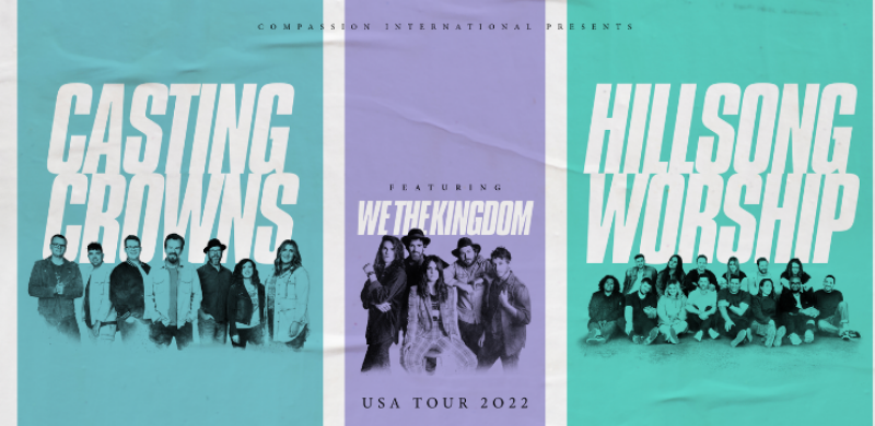 Premier Productions Announces Mega Tour With Casting Crowns, Hillsong Worship and We The Kingdom