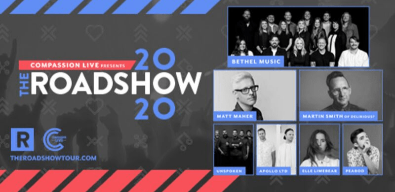 Compassion LIVE Announces Talent and Dates for Roadshow 2020