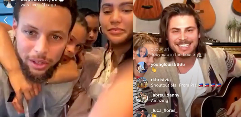 Stephen and Ayesha Curry Host Praise and Worship Instagram Livestream with Chris Tomlin, Kari Jobe and more!