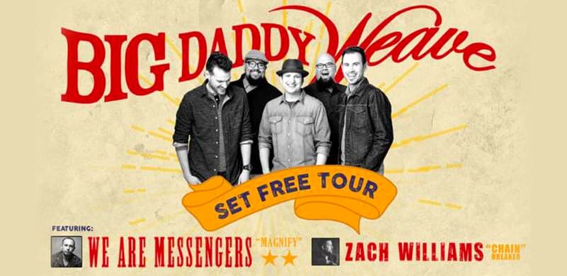 NEWS: Big Daddy Weave Kicks Off 2017 With Their Set Free Tour, Begins Jan. 25