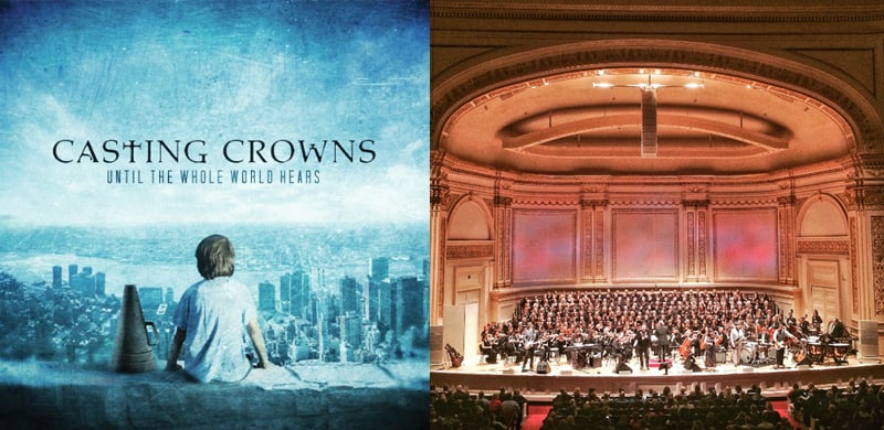 NEWS: Casting Crowns Gains RIAA Platinum Status for “Until the Whole World Hears”; Performs Sold Out Show at New York’s Famed Carnegie Hall