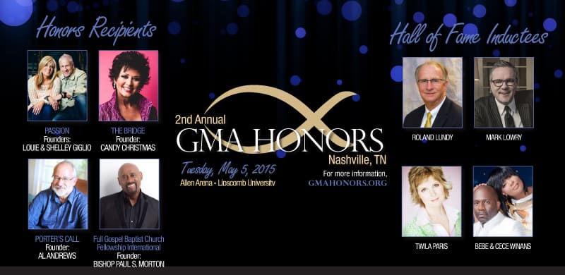 NEWS: The Gospel Music Association Announces This Year’s GMA Gospel Music Hall of Fame Induction and Honors Ceremony Recipients
