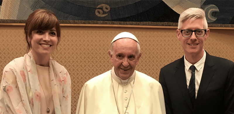Matt Maher Meets With Pope Francis