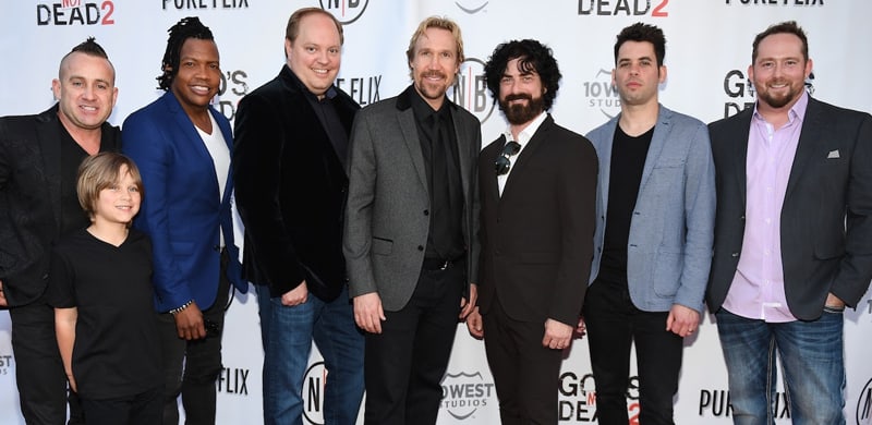 Recording Artist Jody Davis of The Newsboys and wife, Erika arrive at  News Photo - Getty Images